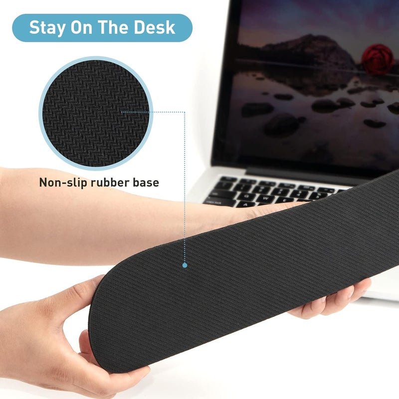 yolanda Keyboard Wrist Rest, Memory Foam, Easy Typing Pain Relief, Laptop, Home & Office (D-1) - Image 4