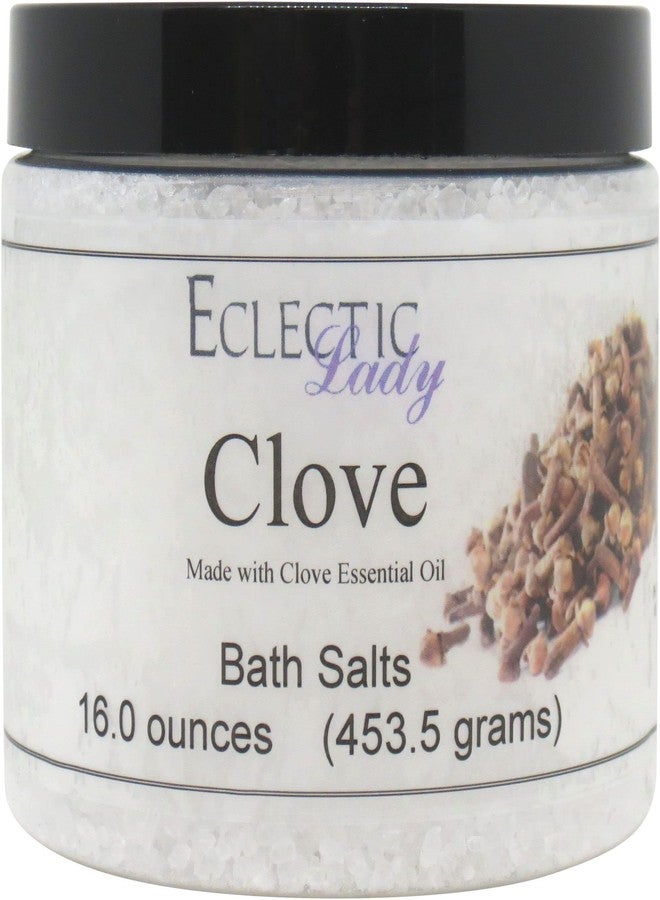 Eclectic Lady All Natural Clove Bath Salts 16 oz - Image 1
