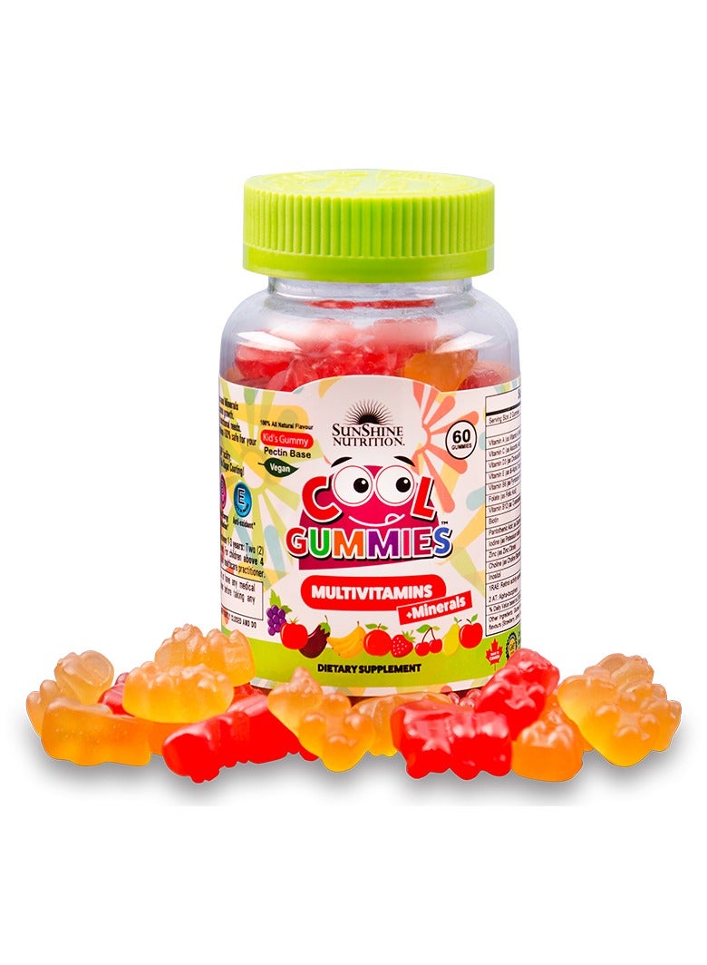 Sunshine Nutrition Cool Gummies Vegan Multivitamins – 2 Flavors