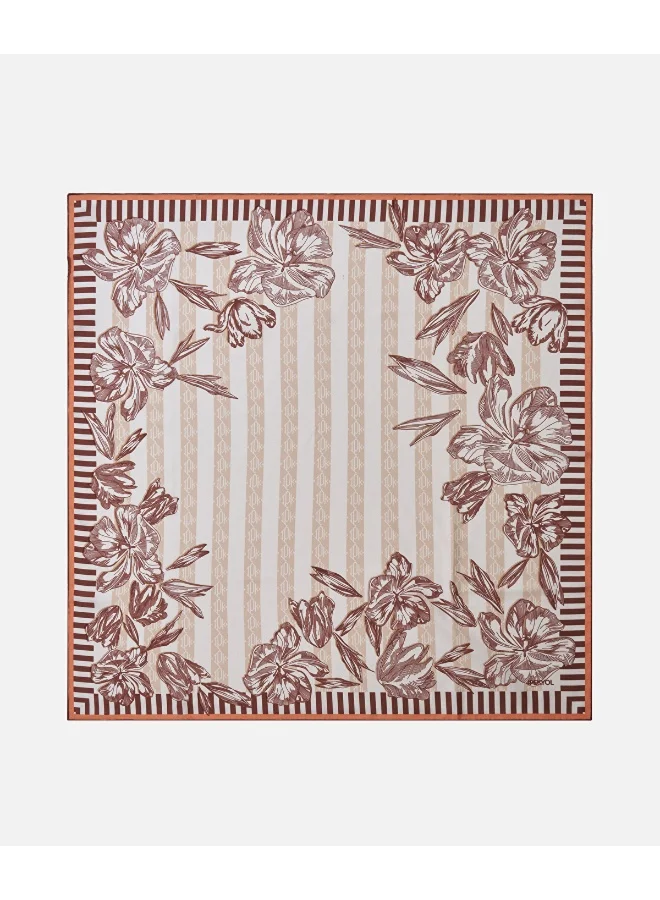 100% Silk Scarf 90X90 Cm