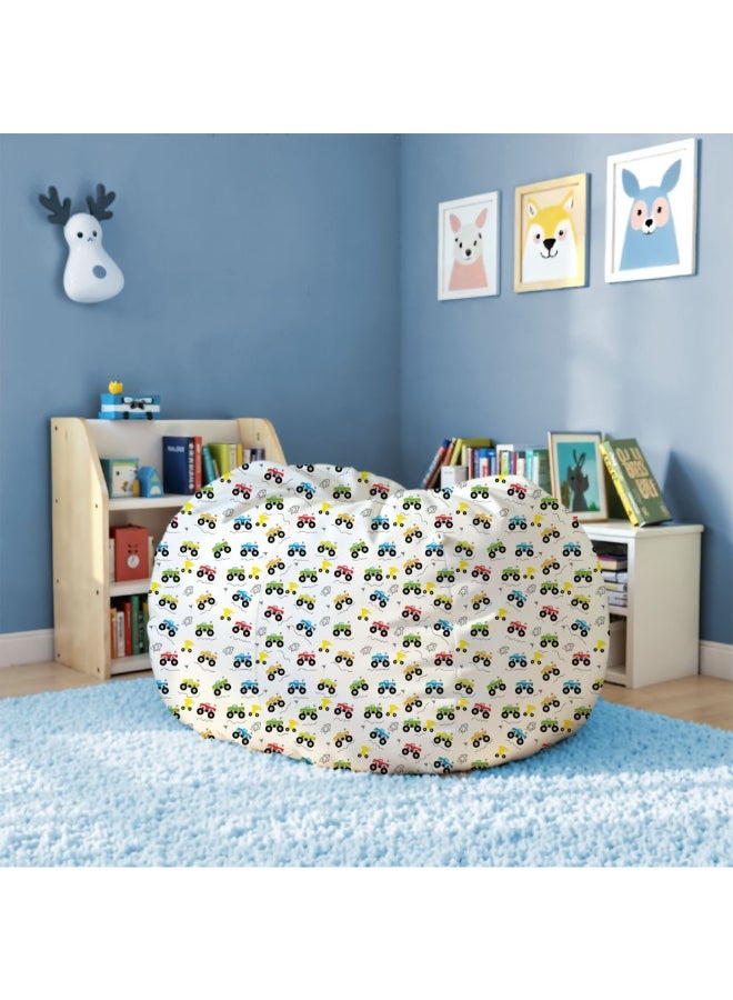 DANUBE HOME كيس حبوب قابل للغسل مع سحاب – كرسي كيس حبوب أنيق ومريح للأطفال مع غلاف قابل للغسل سهل العناية | مثالي لغرف النوم، غرف اللعب والصالات