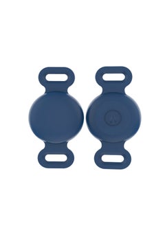 Suitable For Anti-loss Device Apple Locator Silicone Protective Case Airtag Protective Case All-inclusive Waterproof-Color:noon Blue OPP Waterproof Cover-Applicable Model:Depth Waterproof Airtag Protective Cover L Code