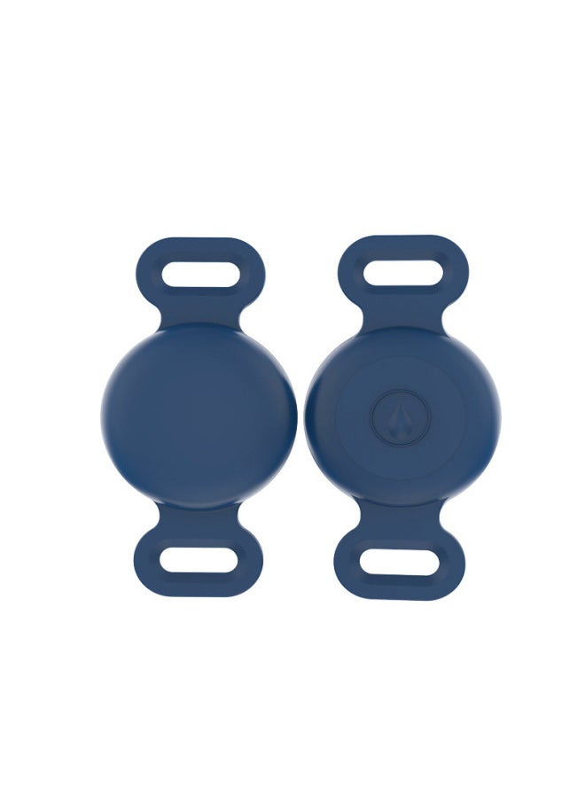 Generic - Suitable For Anti-loss Device Apple Locator Silicone Protective Case Airtag Protective Case All-inclusive Waterproof-Color:noon Blue OPP Waterproof Cover-Applicable Model:Depth Waterproof Airtag Protective Cover L Code - Image 1