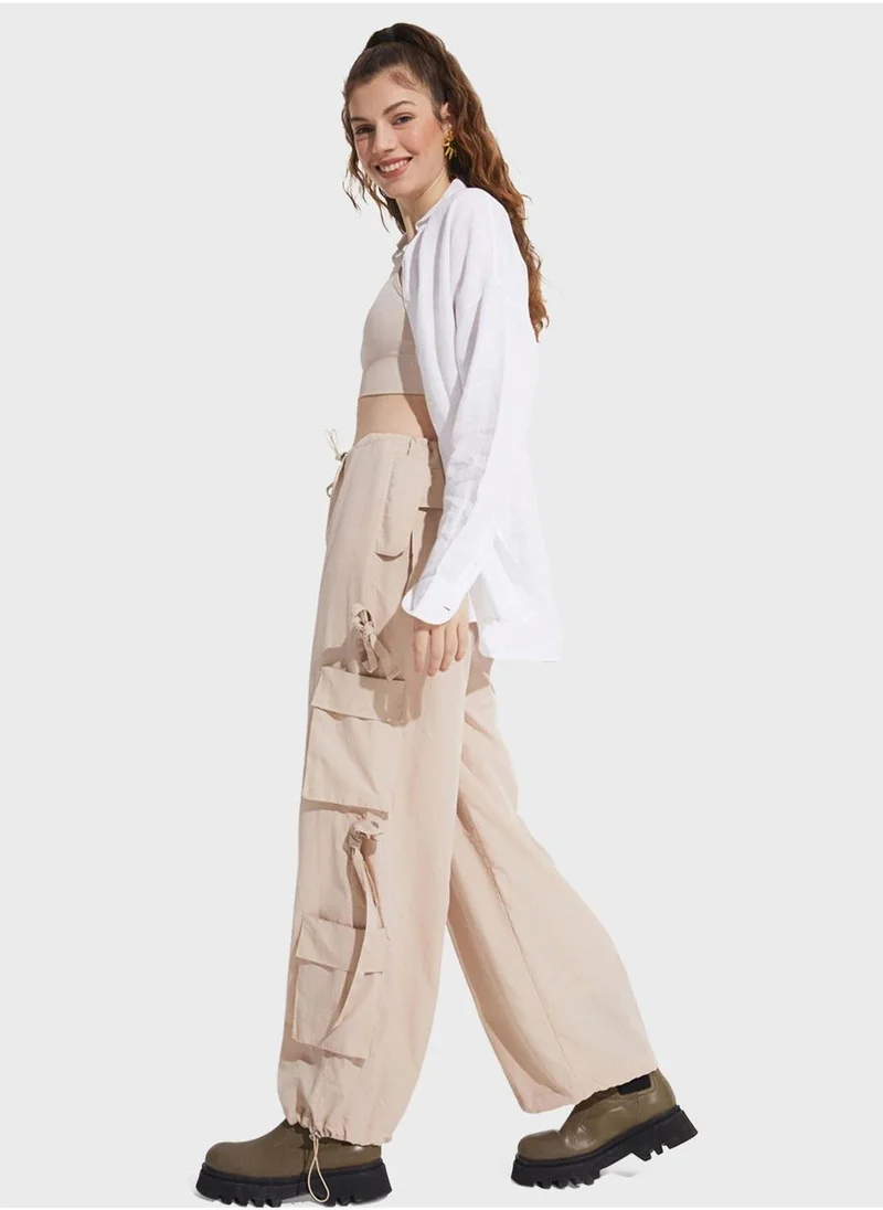 جون High Waist Pants