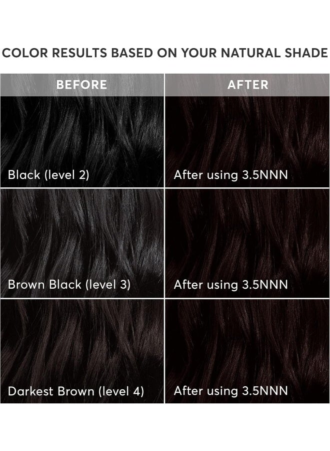 Madison Reed Radiant Hair Color Kit, Darkest Brown For 100% Gray Coverage Of Resistant Gray Hair, Ammonia-Free, 3.5Nnn Ravenna Brown, Permanent Hair Dye, Pack Of 2  - Image 5