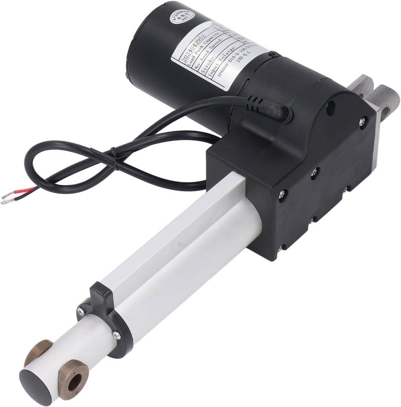 100mm Stroke Linear Actuator, 24V DC 6000N Maximum Linear Actuator Controller with Mounting Bracket, 4.5mm / s Speed, for Recliners TV Tables Chamber Door - Image 1