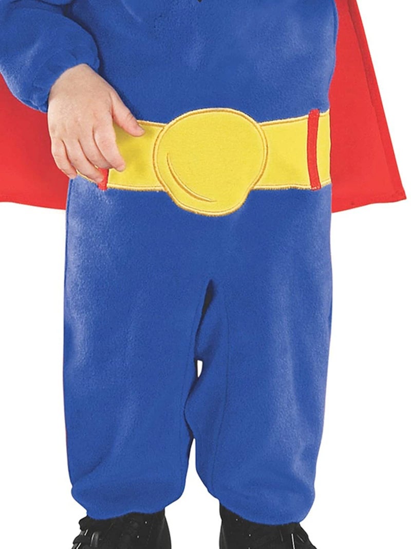 Rubies DC Comics Superheroes: Superman Romper With Removable Cape for Toddlers, Boy's Toddler - Image 3