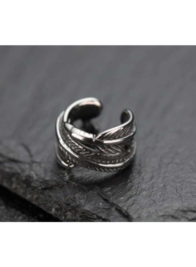 مشبك أذن رجالي، زوج واحد من الأقراط الدائرية المفصلة، ​​أقراط دائرية مرصعة بمشبك، مجوهرات أذن معدنية غير مثقوبة، أقراط بمشبك - Image 3