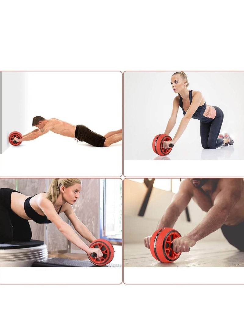 سبال بكرة بطن مع حصيرة الركبة، عجلة بطن، عجلة بطن، معدات تدريب بطن، تدريب العضلات، بكرة تمارين، شد البطن، معدات حمية، بكرة بطن - Image 3