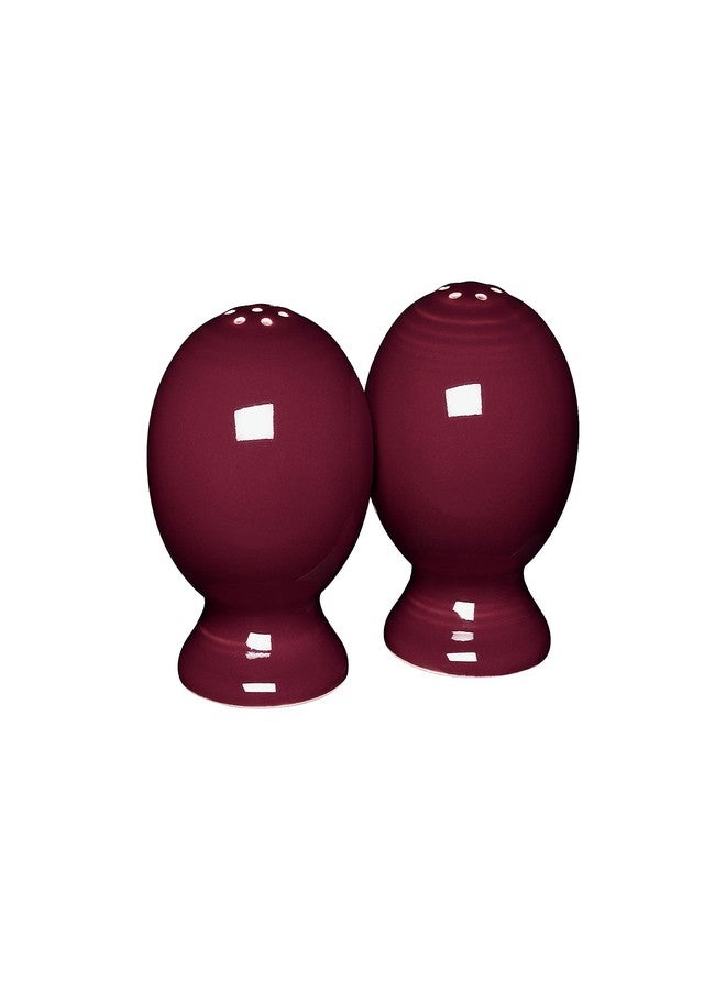 Fiesta Dinnerware Salt And Pepper Set Claret