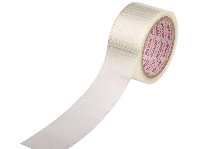 Mexim Cross Filament Tape, Heavy Duty Transparent, High Tensile Strength, Reinforced Strapping Tape | Strong Adhesive Tapes for Quick Repairs (48 mm x 50 meters) (Pack of 1) - Image 2