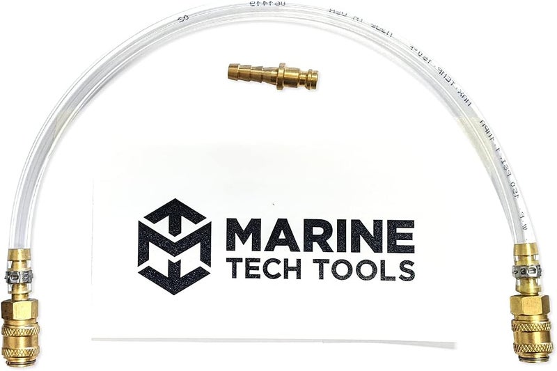 M Marine Tech Tools Bleed Tube, Seastar Hydraulic Steering Bleed Kit, Fits Seastar Hydraulic Cylinders, Seastar Hydraulic Steering Bleed Kit, Seastar Bleeding System - Image 1