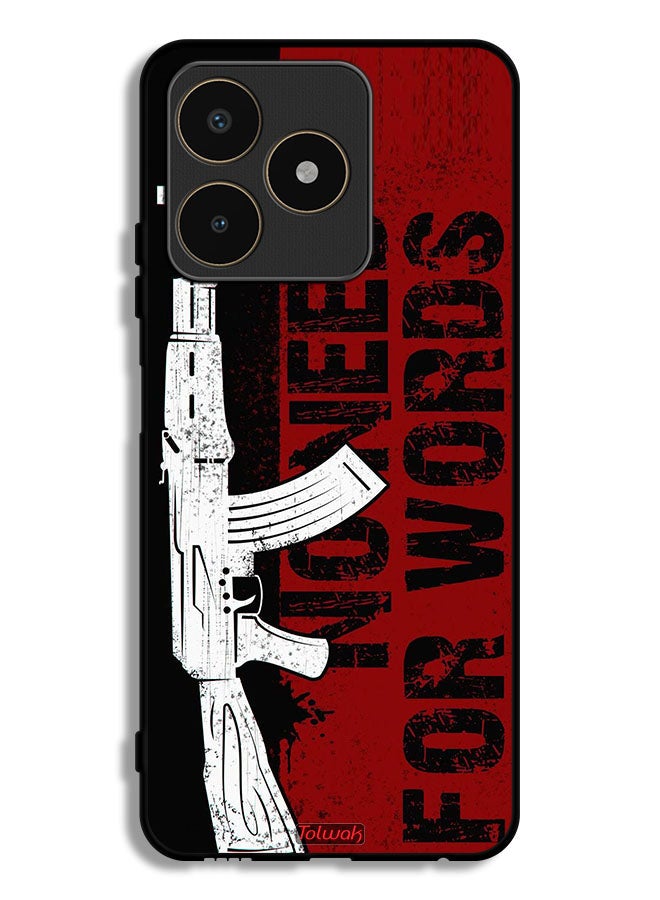 Tolwak Realme C53 Protective Case Cover No Need For Words - Image 1