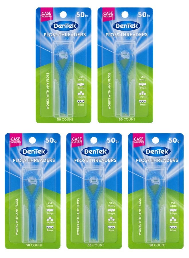 DenTek Floss Threaders 50 ea (Value Pack of 5 - Image 1