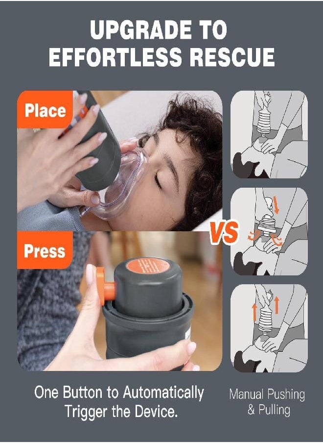 Generic Sonmol Automatic Choking Rescue Device for Kids and Adults with 3 Masks | Portable Anti Choking Device Strong Suction Home Emergency Kit | First Aid Airway Assist Device Heimlich Maneuver Device  - Image 3