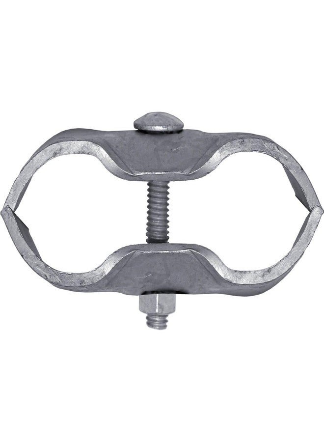 Jake Sales Chain Link Fence PANEL CLAMPS ~ KENNEL CLAMPS: (8 Set) for 1-3/8inches chain link fence pipe panel frames. For Dog kennels/dog runs, or temporary chain link fence. Saddle clamps. - Image 4