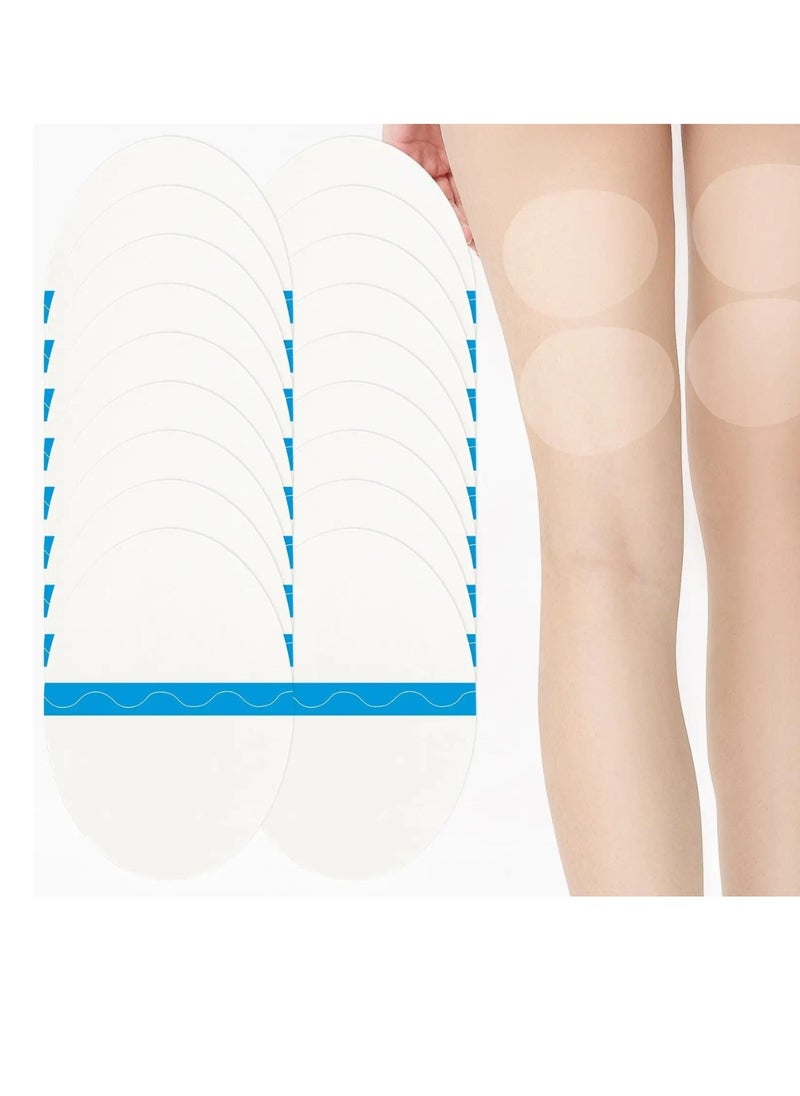 Sefudun - 18Pcs Anti Rub Patches Clear Invisible Body Friction Tape Patches Thigh Inner Anti Chafing Pads Chafe Protection Skin Tape Sticker Paste Transparent Self Adhesive Chub Rub Patch - Image 1