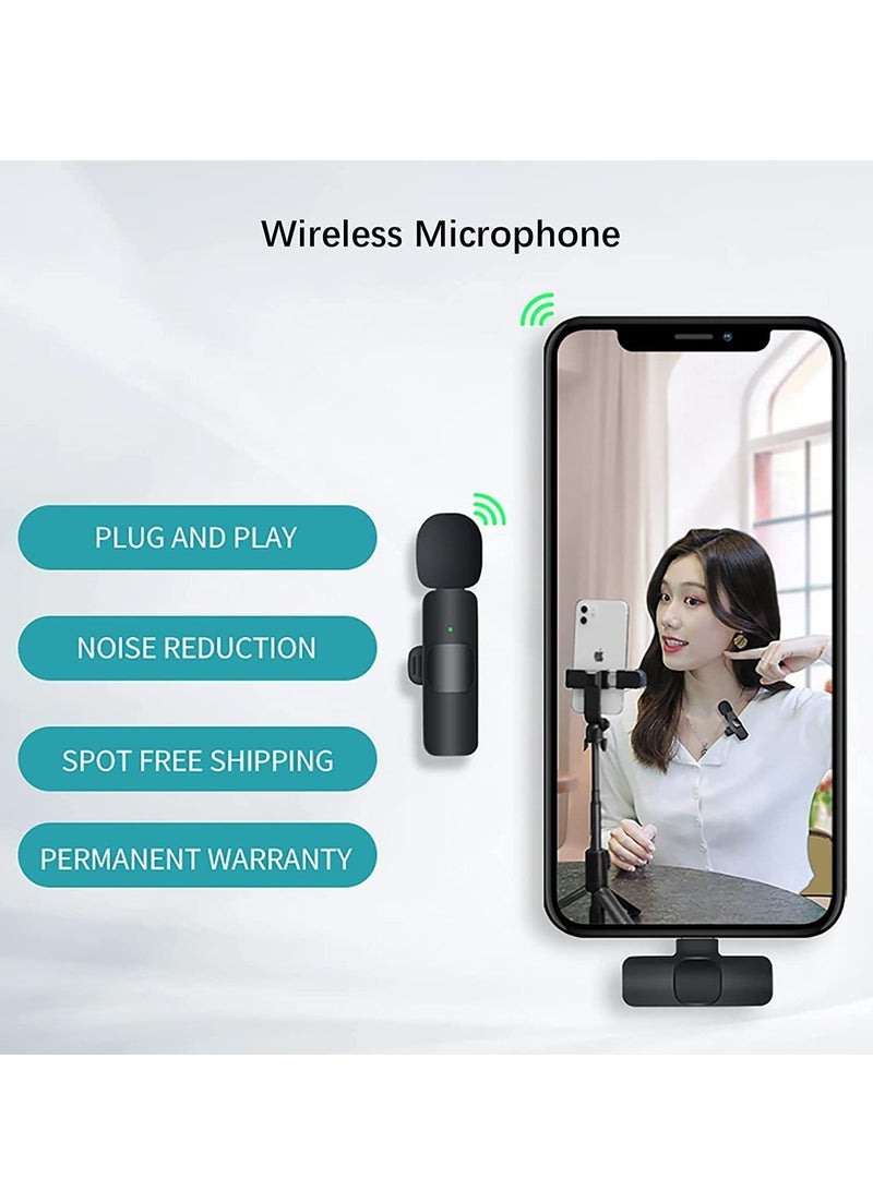 Gravity Wireless Lavalier Microphone for iPhone iPad, Plug and Play Mini Mic for YouTube TikTok Live Streaming Gaming K Song Recording Auto Noise Reduction (Lightning 2) - Image 3