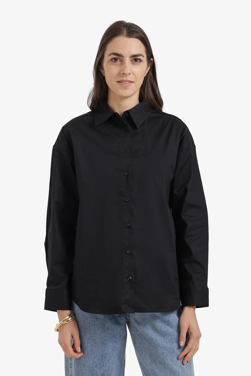 Carina Relaxed High-Low Shirt - Image 1