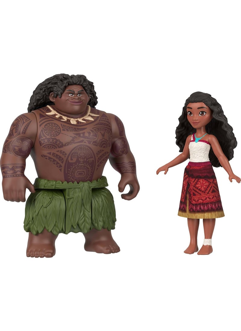 Moana & Maui Small Dolls - 2 Pack