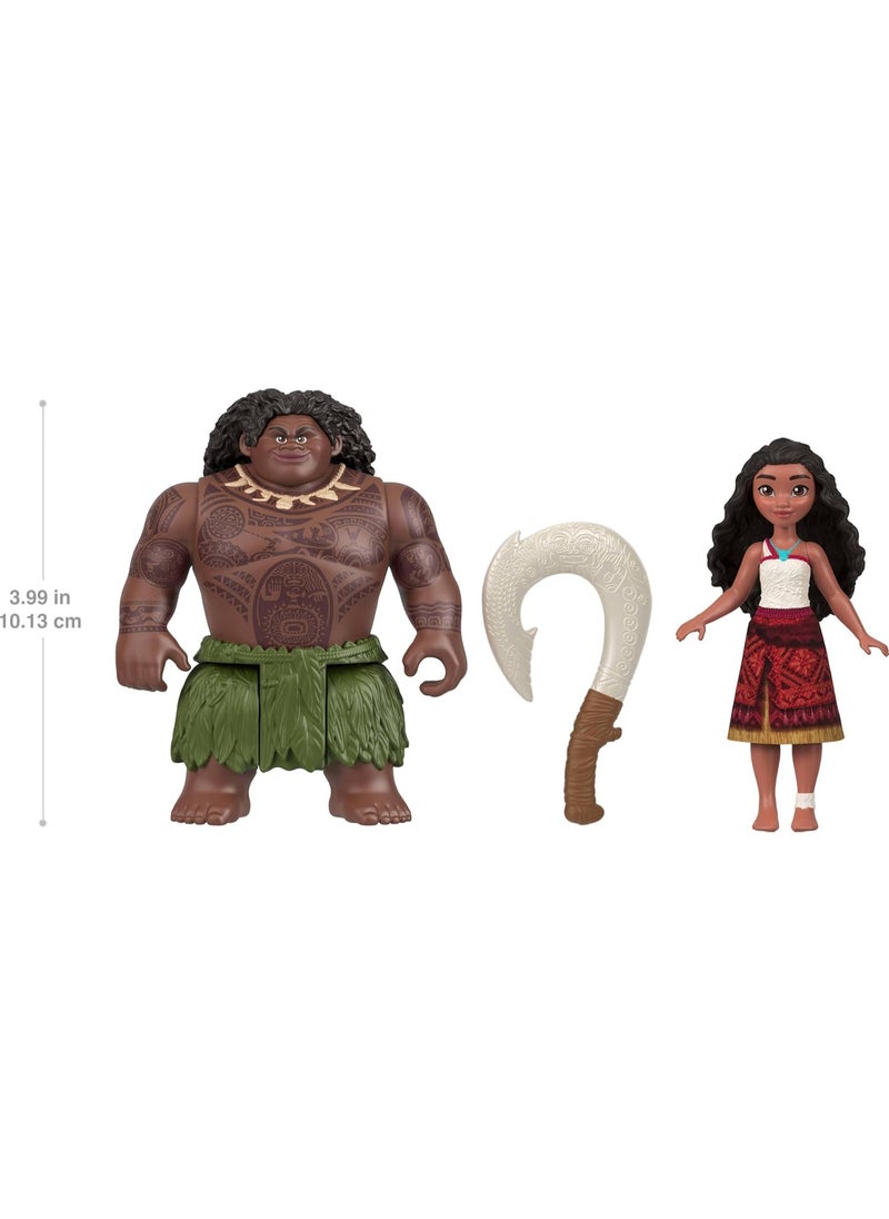 Moana & Maui Small Dolls - 2 Pack