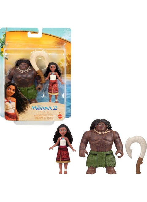 Moana & Maui Small Dolls - 2 Pack