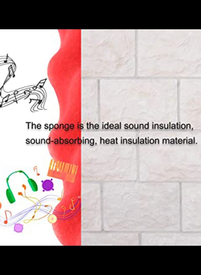 Loquat 24-Piece Recording Studio Soundproof Wedge Foam - Image 4