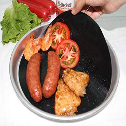 YOSOO 10PCS Round Non-stick Pan Mat, Reusable Multifunctional Heat-resistant Frying Pan Grill Mat Grill Liner for Kitchen Cooking - Image 3