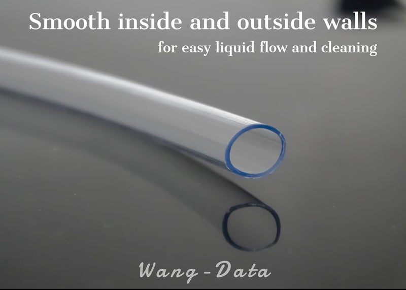 Wang-Data 50-FT Food Grade Vinyl Tubing, 3/8’’ ID x 1/2’’ OD - Image 3