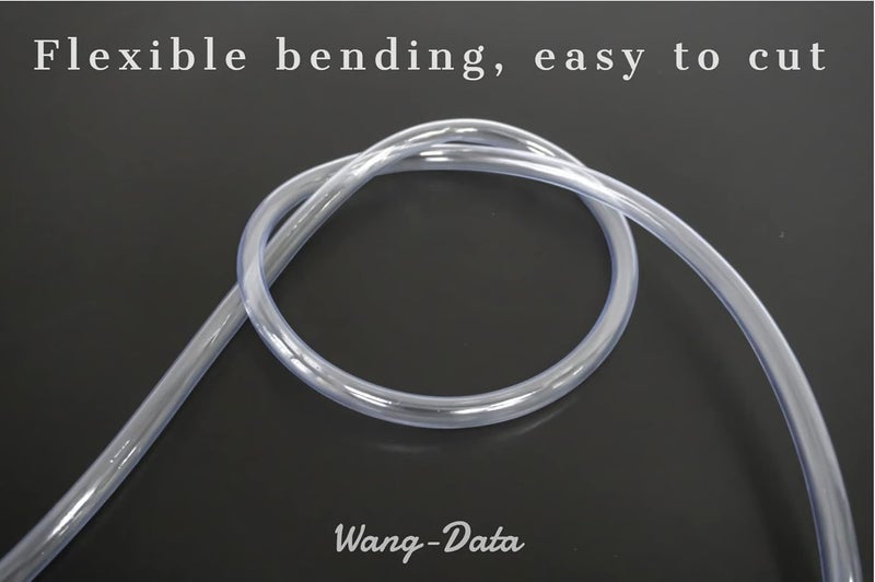 Wang-Data 50-FT Food Grade Vinyl Tubing, 3/8’’ ID x 1/2’’ OD - Image 4