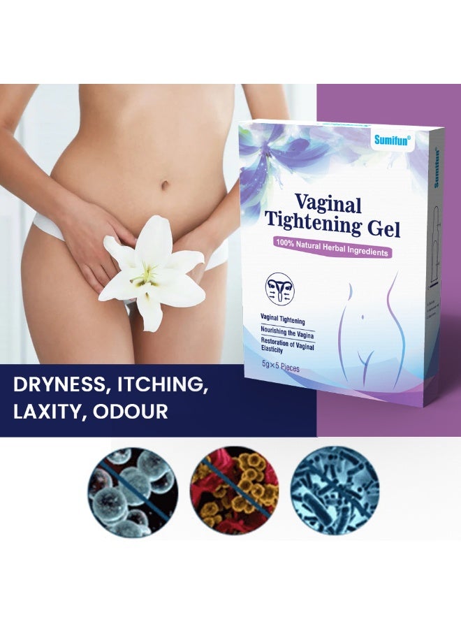 Sumifun Vaginal Tightening Gel Intimate Care Herbal Gel｜Feminine Hygiene Support｜Helps Dryness, Odor & Laxity Care Needs｜Supports Hydration, Elasticity & Comfort｜Postpartum & Daily Intimate Care｜Sumifun Official - Image 4