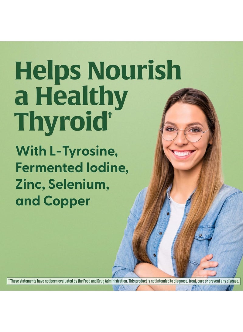 MegaFood قوة الغدة الدرقية - أشواغاندا المدروسة سريرياً، تدعم مستويات الطاقة الصحية، صحة الغدة الدرقية والنشاط الأيضي - 90 قرص (45 حصة) - Image 4