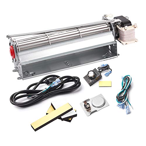Adviace Replacement Fireplace Blower Kit for Heatilator, Majestic, Lennox, Temco Fireplace, GFK4B GFK4 FK4 GFK4A Fireplace Fan Blower Kit for Heatilator GNBC33,NDV4236I,ND3933 - Image 1