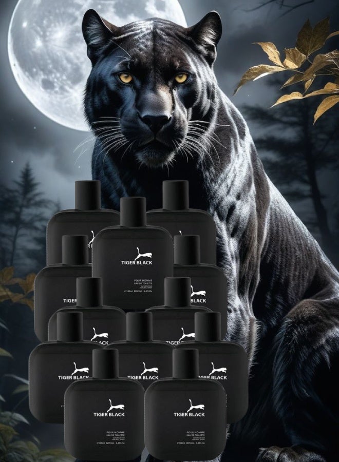 TRI 12 Pieces Tiger Black Perfume 100ML - Image 1