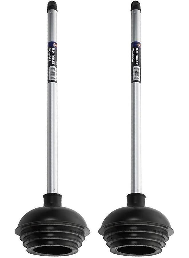 نيكو 60170A مكابس المرحاض ذات العبوة المزدوجة بتصميم حاصل على براءة اختراع لجميع الزوايا بمقبض من الألومنيوم عالي التحمل للاستخدام في المباني السكنية والتجارية والصناعية والصرف الصحي - Image 1