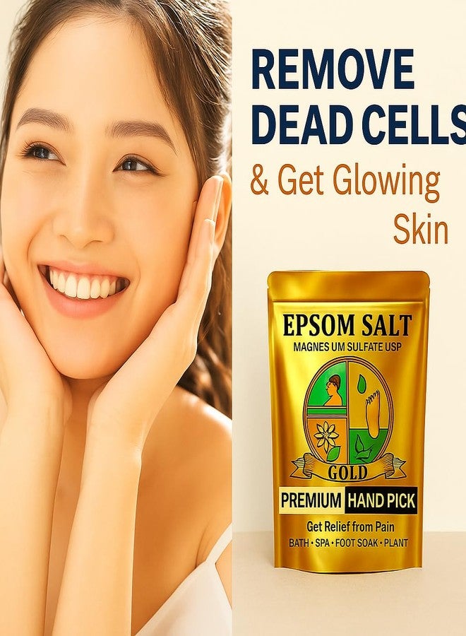 LibidSafe Epsom salt for bath foot plant (Premium Gold) - Image 2
