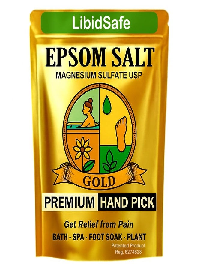 LibidSafe Epsom salt for bath foot plant (Premium Gold) - Image 1