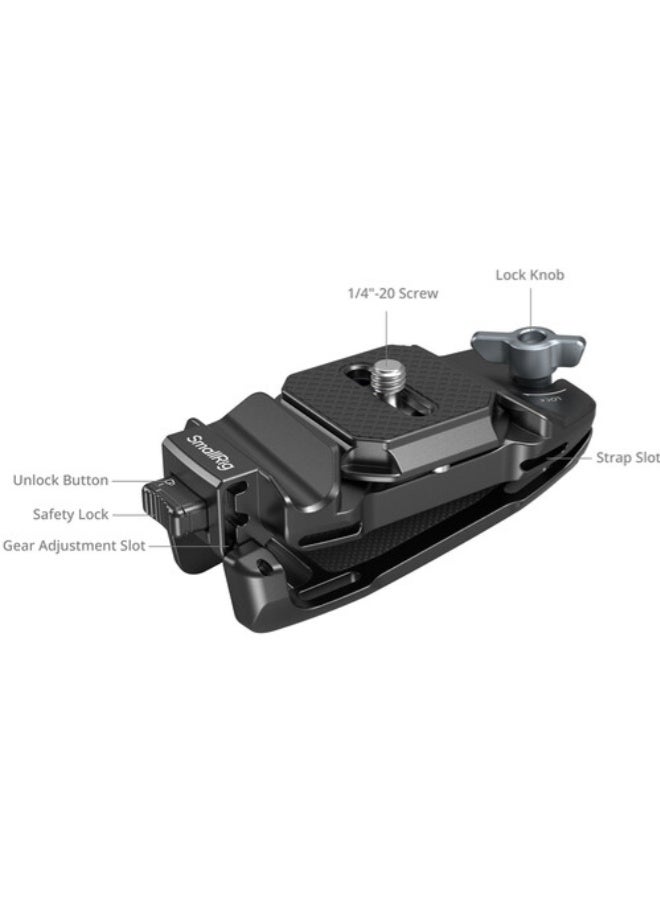 SMALLRIG مشبك كاميرا سمول ريج مع لوحة تثبيت سريعة الإطلاق - Image 5