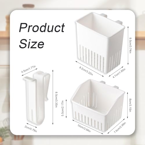 Xanadued 3 Pack Silverware Drying Basket, Silverware Drainer, Utensil Drainer, Escurridor De Cubiertos Plastico, Knife and Fork Storage Rack, Cup Rack Drying, Cup Rack for Drying in Kitchen - Image 2