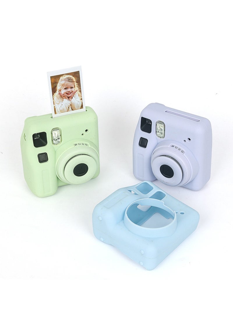 O Ozone Silicone Case for Fujifilm Instax Mini SE Instant Camera Case |Soft Protective Camera Cover with Adjustable Shoulder Strap - White - Image 5