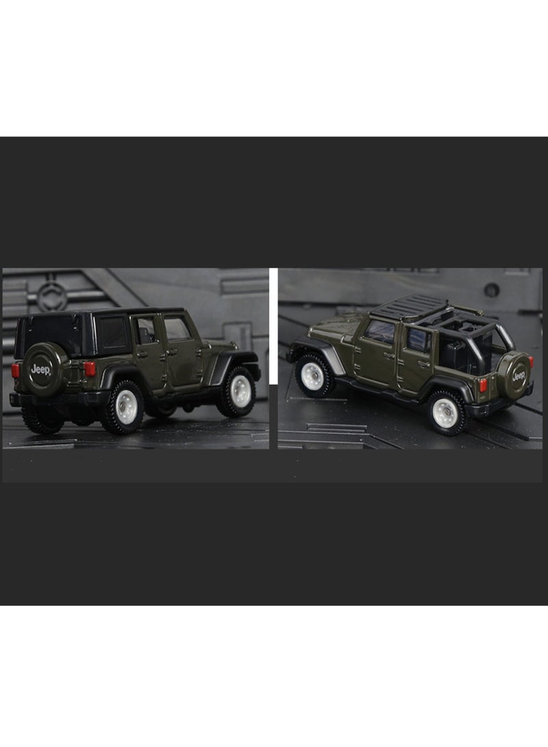 1:65 Jeep Wrangler Simulation Model Car - Image 2