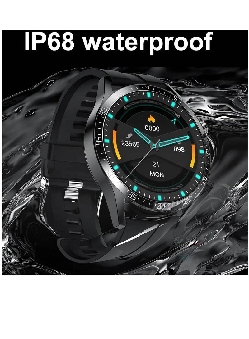 Blulory Glifo G9 Pro HD Screen Sports Heart Rate Monitor IP67 Waterproof Bluetooth Calling Smartwatch Black - Image 2