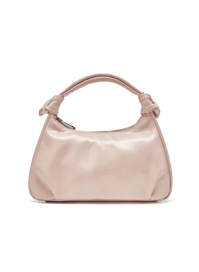 Josiny Niche Pleated Handbag Cloud Bag Women New Trendy Fashion Versatile Solid Color Handheld Crossbody Bag - Image 4