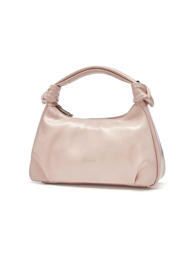 Josiny Niche Pleated Handbag Cloud Bag Women New Trendy Fashion Versatile Solid Color Handheld Crossbody Bag - Image 5