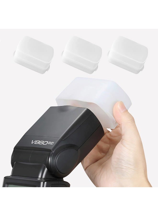 Godox Flash Diffuser for Speedlight [3-Pack], Compatible with Canon 560 565EX 580EX and with Godox V860 TT600 - Speedlight, Camera Flash, Compatible with Canon and Godox Flash Diffuser - Image 1