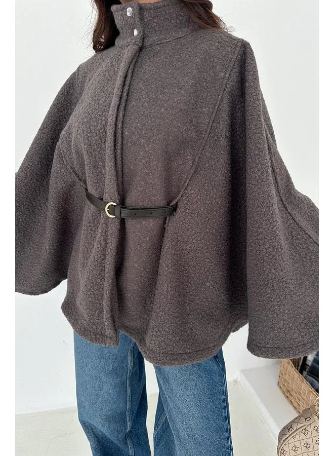 Noa Noa Women's Belted Poncho Coat – Powerful & Sophisticated Style