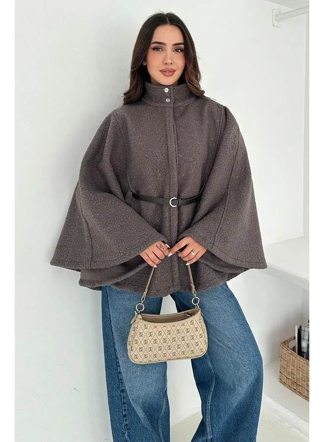 Noa Noa Women's Belted Poncho Coat – Powerful & Sophisticated Style