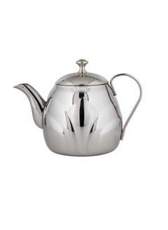 Silver Stainless Steel Teapot with Side Handle 1.80 Litter