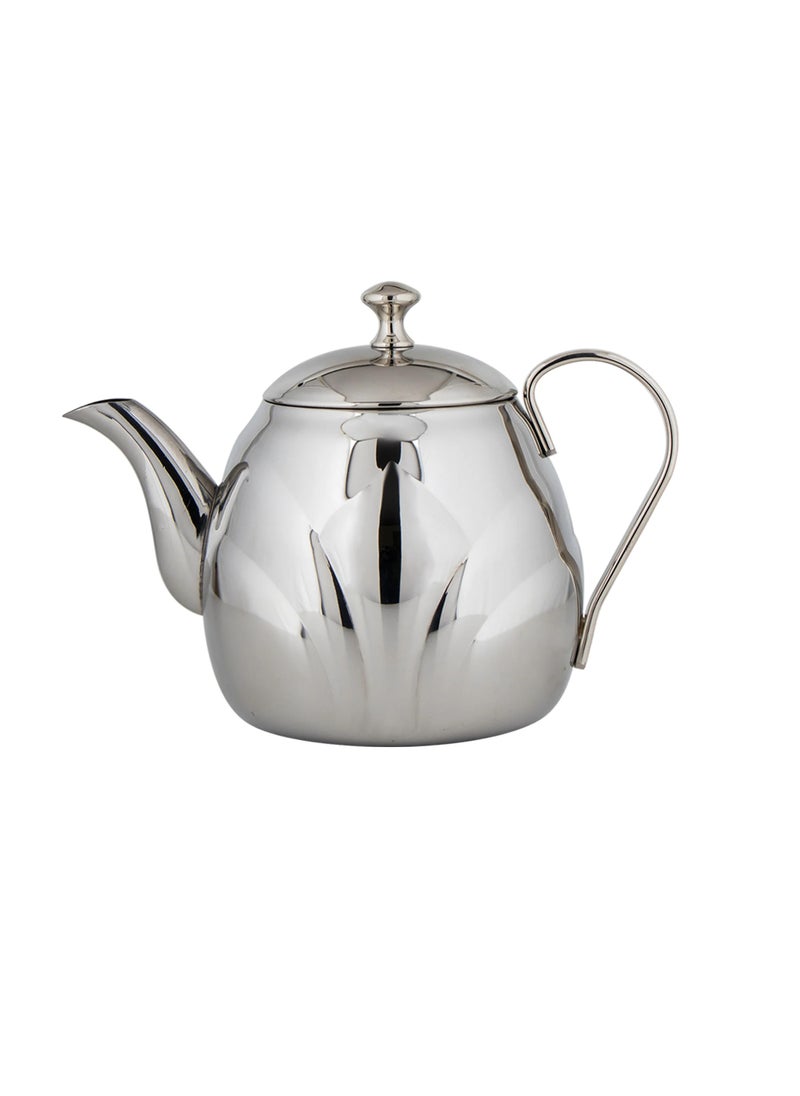 Hic - Silver Stainless Steel Teapot with Side Handle 1.80 Litter - Image 1