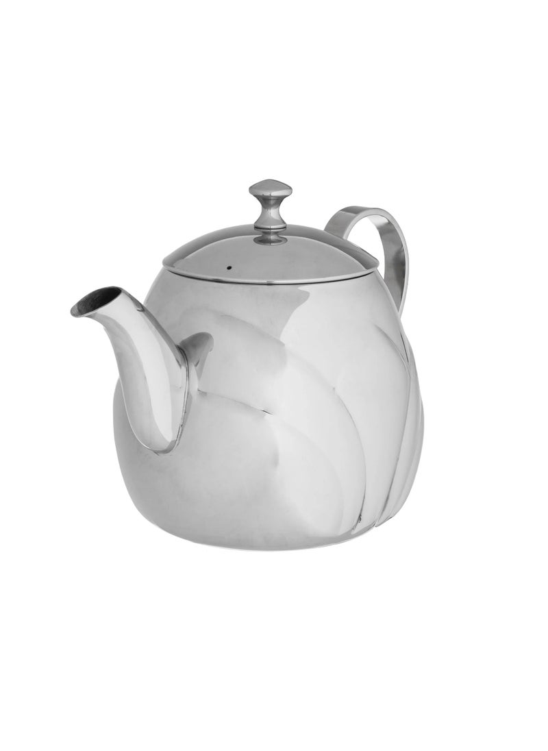 Hic - Silver Stainless Steel Teapot with Side Handle 1.80 Litter - Image 1